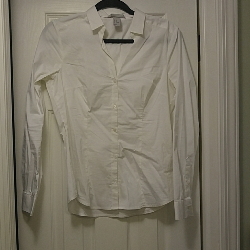 White blouse, button up